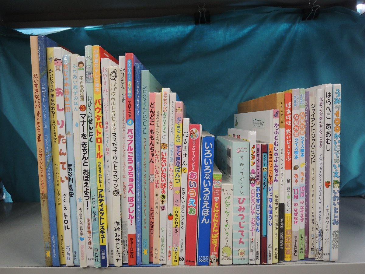 【絵本】《40点セット》14ひきのせんたく/うみの100かいだて/パウパトロール/ディズニープリンセス/すみっコぐらし/ノンタン 他拍卖