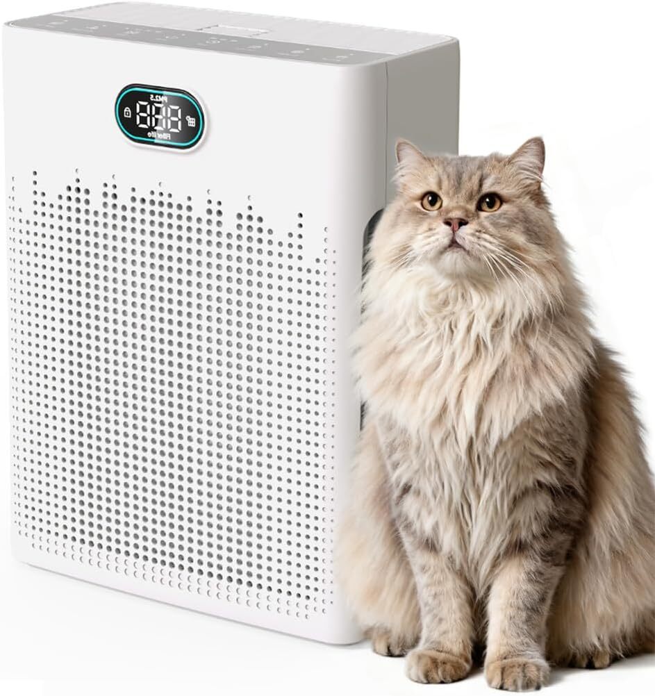 ユーヤク 空気清浄機 ペット用 猫 犬 集毛・消臭機能搭載 4層HEPAフィルター CADR:4.2m/分 30畳 集じん 広角吸引 節電対策拍卖