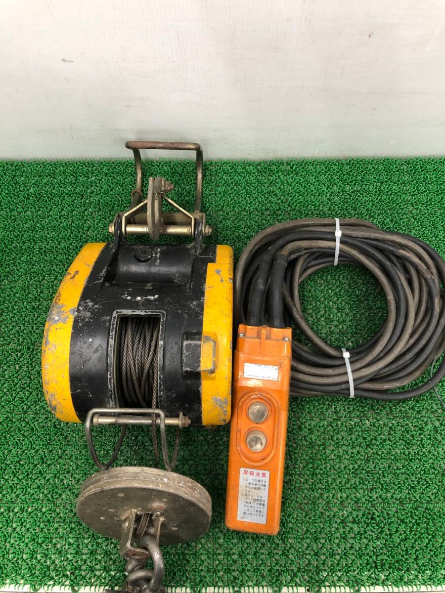 【引取限定】【ジャンク】★RYOBI(リョービ) 60kg小型電動ウインチ WI-61A IT0BUBZVQI38拍卖