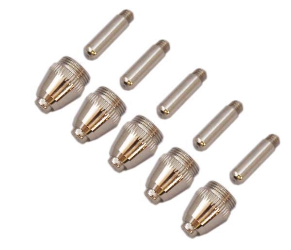 HK CUT60用 プラズマカッター 切断機 ノズル/チップ5個セット 送料無料拍卖