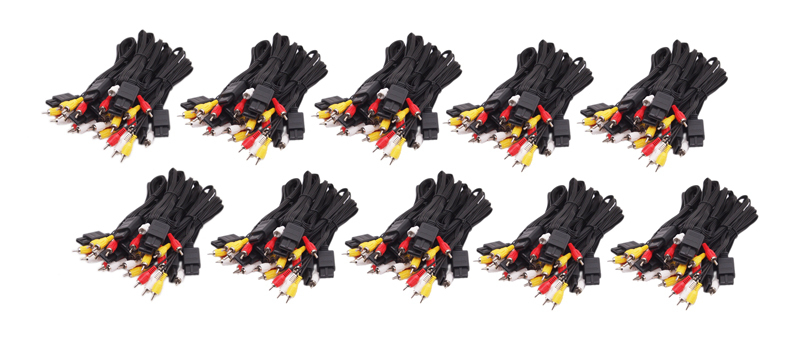 HK スーパーファミコン ゲームキューブ ニンテンドー64用 互換AVケーブル 100本セット SFC GC N64拍卖