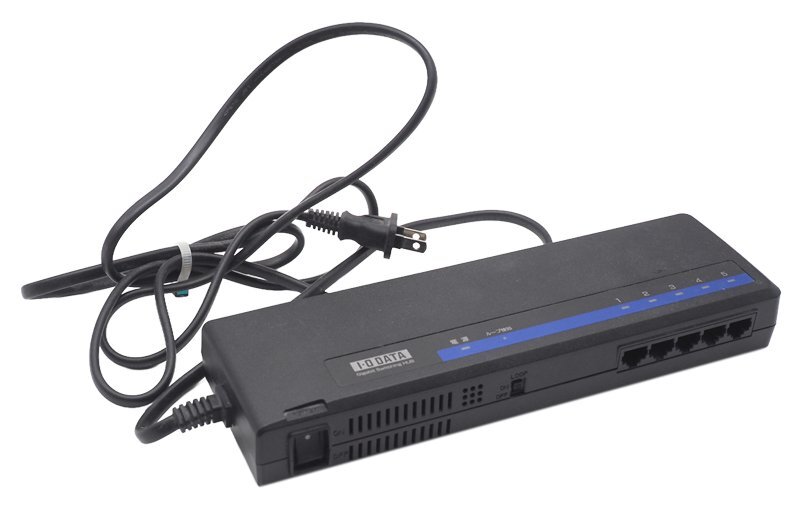 I-O DATA ETG-ESH05DB Giga対応 スイッチングハブ 5ポート 中古拍卖