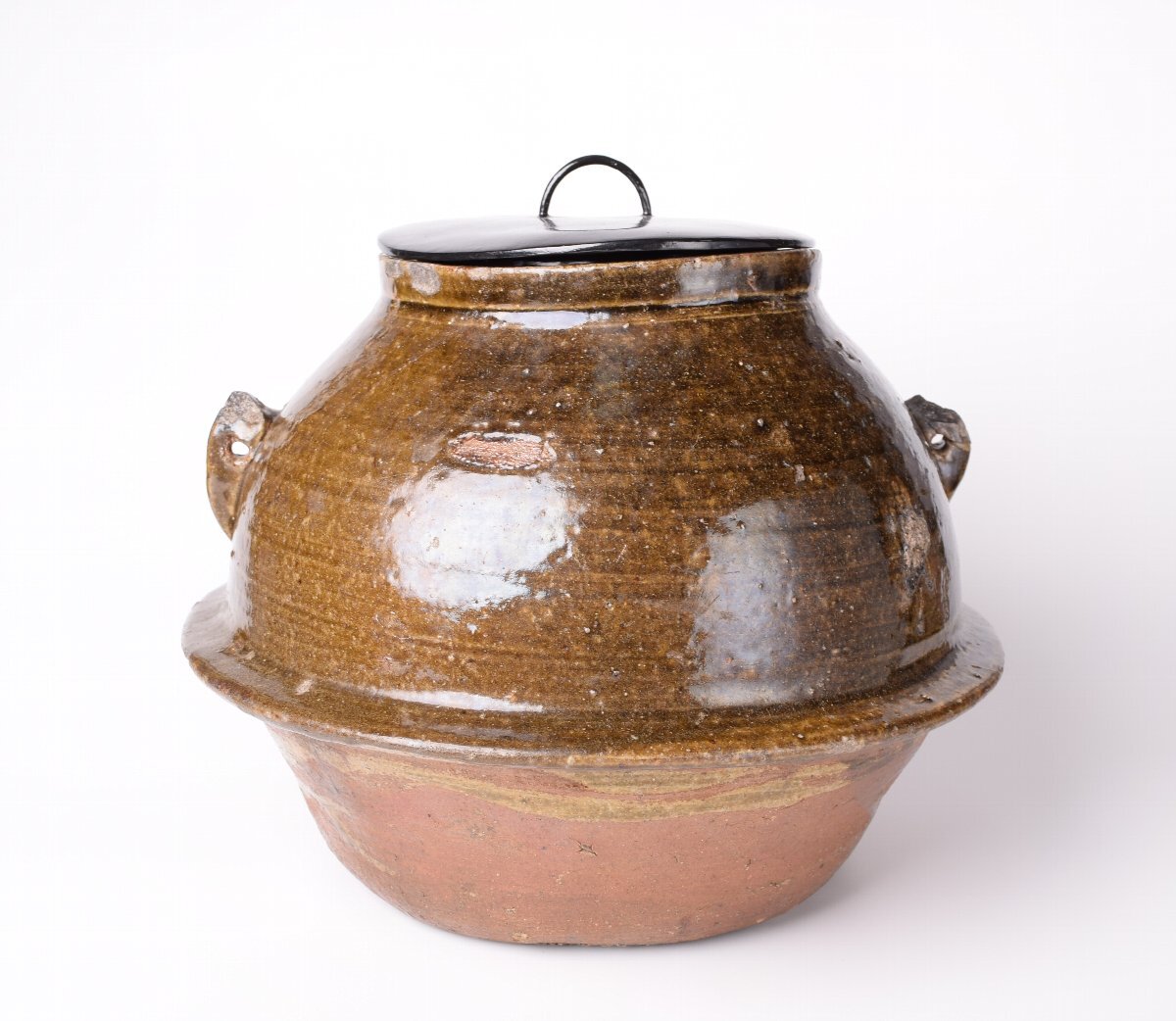 【 古丹波 釜形水指 江戸時代中期 丹波古陶館 箱書 鑑定書付 】拍卖