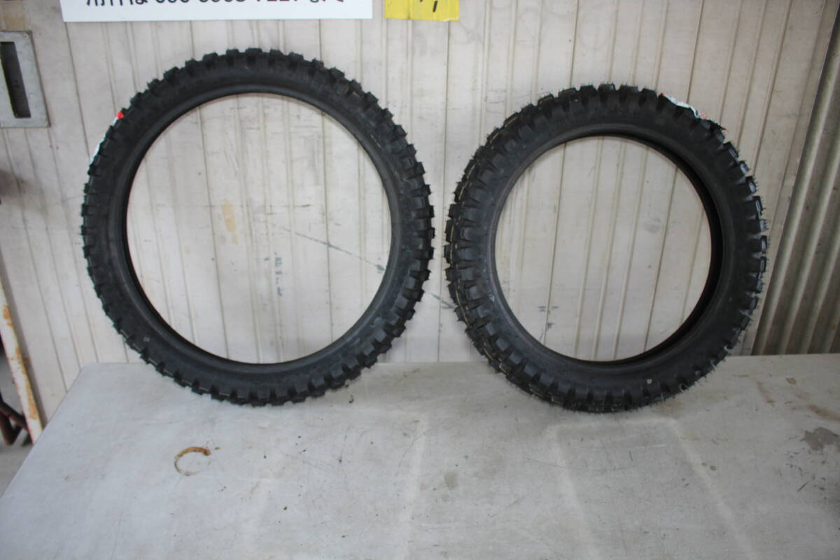 送料 ¥1500 IRC オフロード タイヤ 未使用 GP610 3.00-21 4.60-18 セット XL XLR XLX CR XT DT YZ WR TS ハスラー RM RMX KX KDX KMX KL拍卖