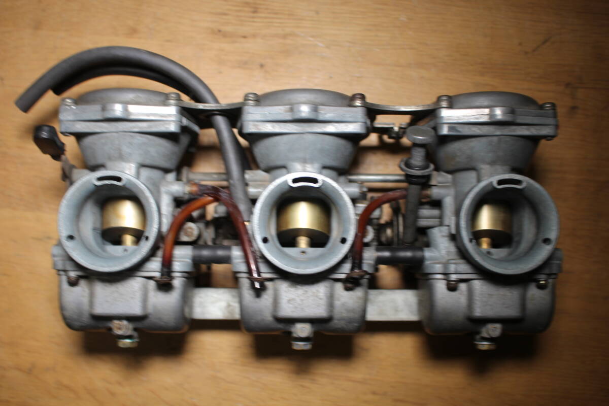 送料 ¥1300 SUZUKI スズキ GT750 GT750B レストア用 部品取用 純正 ノーマル キャブ キャブレター 3気筒 ウォーターバッファロー 拍卖