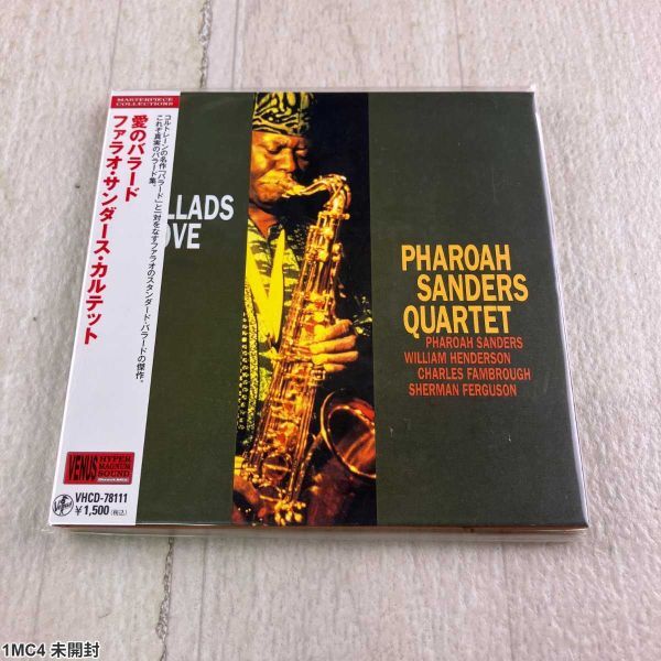 1MC4 未開封 CD / ファラオ・サンダース・カルテット / Ballads With Love / Venus Records拍卖