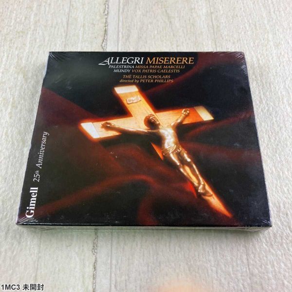 1MC3 未開封 CD / Allegri Miserere / Tallis Scholars / Peter Phillips 指揮 / Gim拍卖