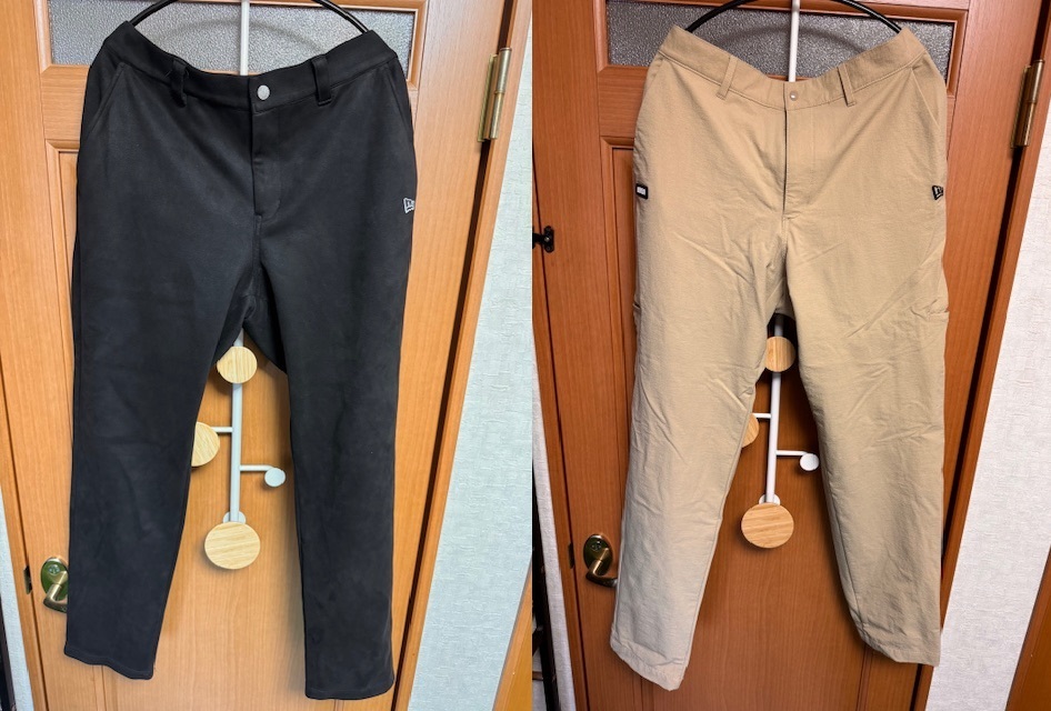 ニューエラ ゴルフ XXL パンツ 2本セット ブラック ベロア アウター シャツ キャップ拍卖