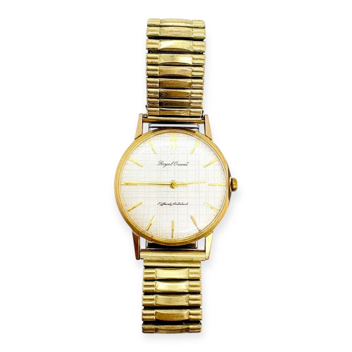 62 【送料230円】ロイヤルオリエント O.G.T 19石 手巻き時計 腕時計 拍卖