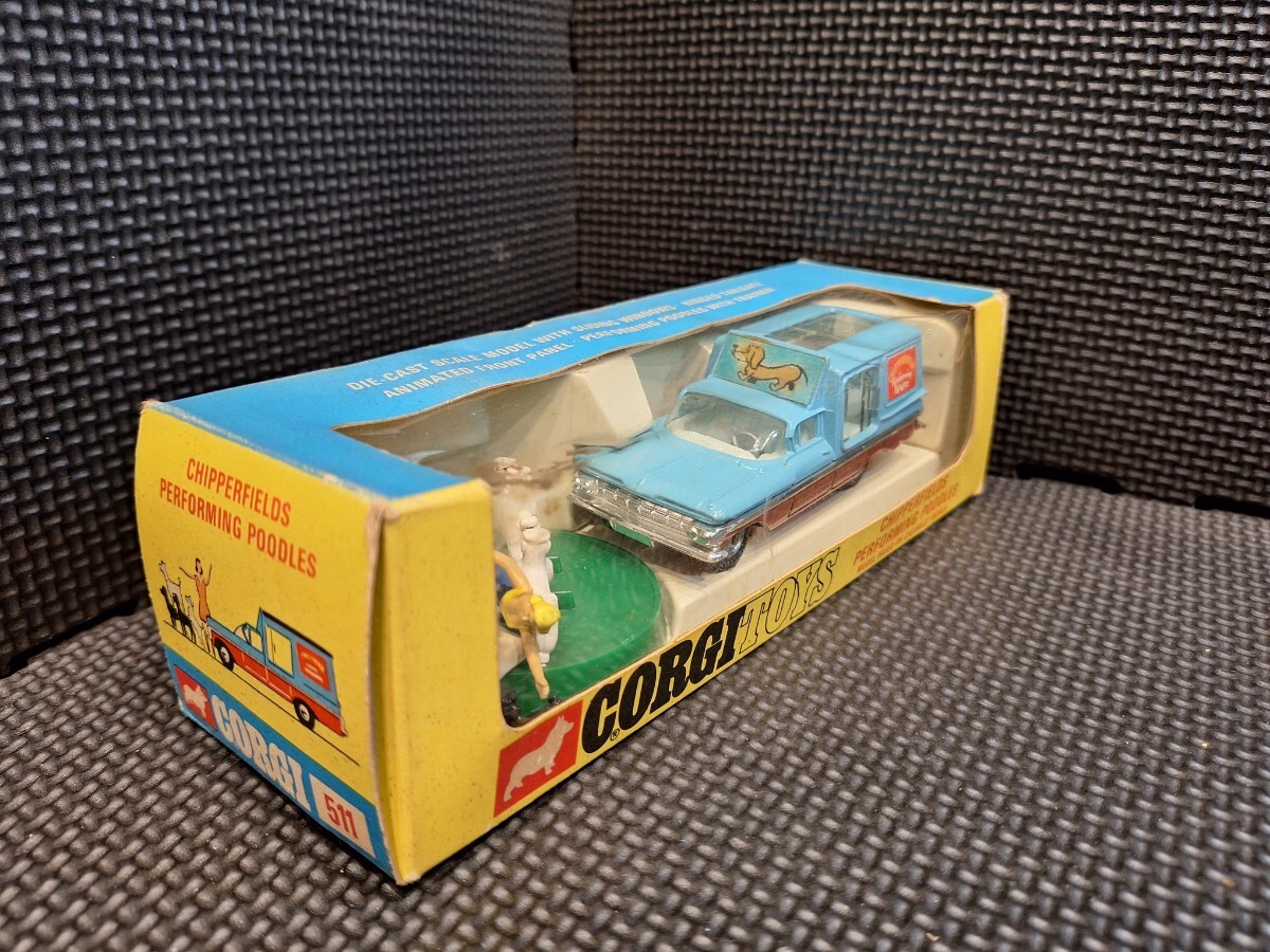 激レア★売切★CORGI TOYR CHIPPERFIELDS PERFORMING POODLES Chevrolet Impala★ミニカー★レトロ★当時もの★絶版★ビンテージ拍卖