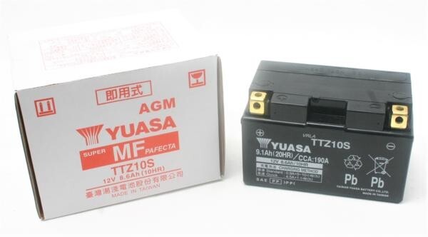 在庫有当日発送 TAIWAN YUASA 台湾ユアサ TTZ10S シールド型 AGM バイク用バッテリー拍卖