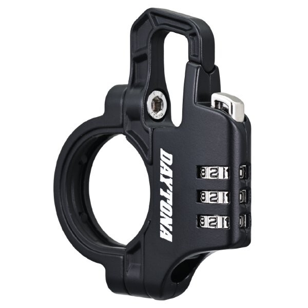 在庫有当日発送 42183 デイトナ Daytona スレンダーヘルメットロック 取付幅13mm ダイヤルタイプ 汎用拍卖