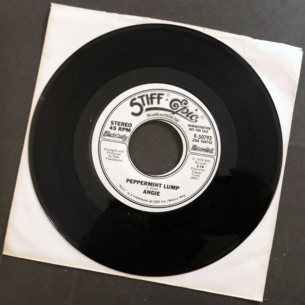 ANGIE Peppermint Lump US盤シングルPR Stiff Pete Townshend拍卖