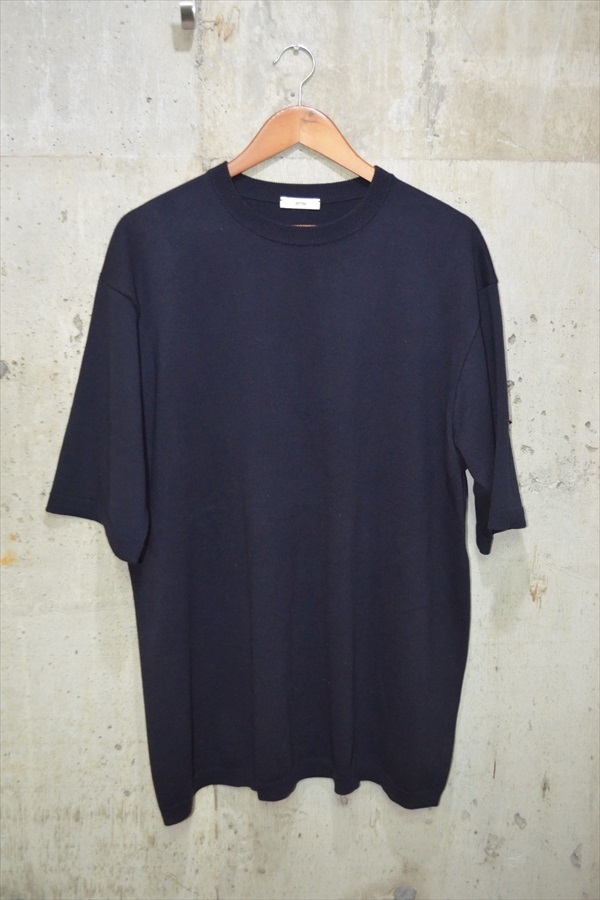 エイトン ATON 半袖 ニット セーター SIZE06 7055582 D9263拍卖