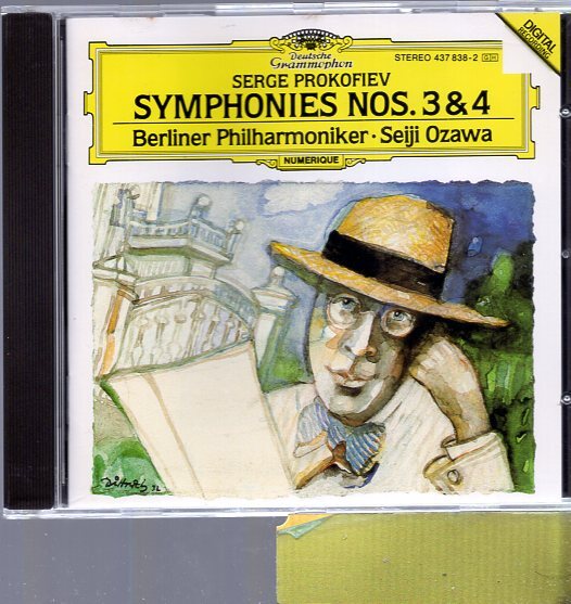 プロコフィエフ:交響曲第3番&第4番 小澤征爾指揮 ベルリン・フィルハーモニー管弦楽団 拍卖
