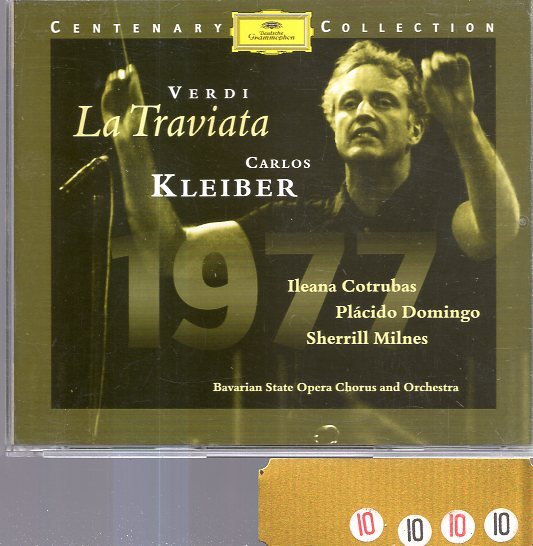 ヴェルディ:歌劇「椿姫」全曲 コトルバス/ドミンゴ/クライバー指揮 バイエルン国立歌劇場合唱団・管弦楽団【2CD】拍卖