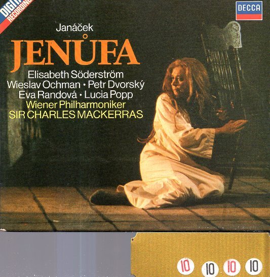 ヤナーチェク:歌劇「イェヌーファ」サー・チャールズ・マッケラス指揮 ウィーン・フィルハーモニー管弦楽団 【2CD】拍卖