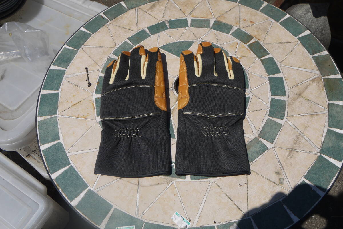 ★【YO50604】未使用 東京消防庁 防火手袋 LL 革手袋 レザーグローブ 消防士実使用拍卖