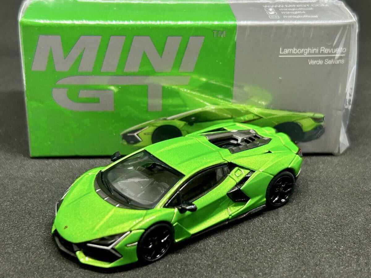 MINI GT 1/64 ランボルギーニ レヴェルト ヴェルデセルヴァンス (左ハンドル)拍卖