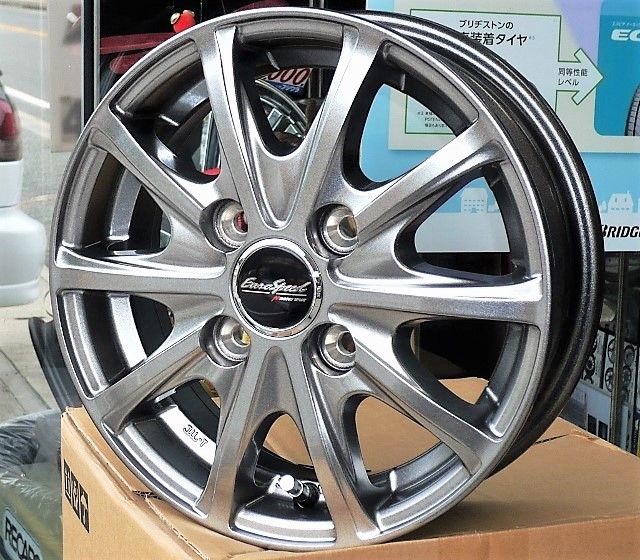 税込! U71V/U72V系 NV100 クリッパーバン、U71T/U72T系 NT100 クリッパートラック用 車検対応ホイール「ユーロスピードV25」新品1台分拍卖