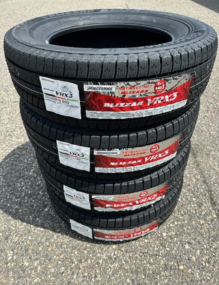 2025年製 日本製 新品 VRX3 205/65R16 95Q 4本送料込80,800円~ ブリヂストン ブリザック BS 正規品 スタッドレスタイヤ 冬タイヤ 乗用車拍卖