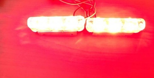 特価☆爆光 LED 小型デイライト赤 ストロボ リレー付☆クリックポスト可 拍卖