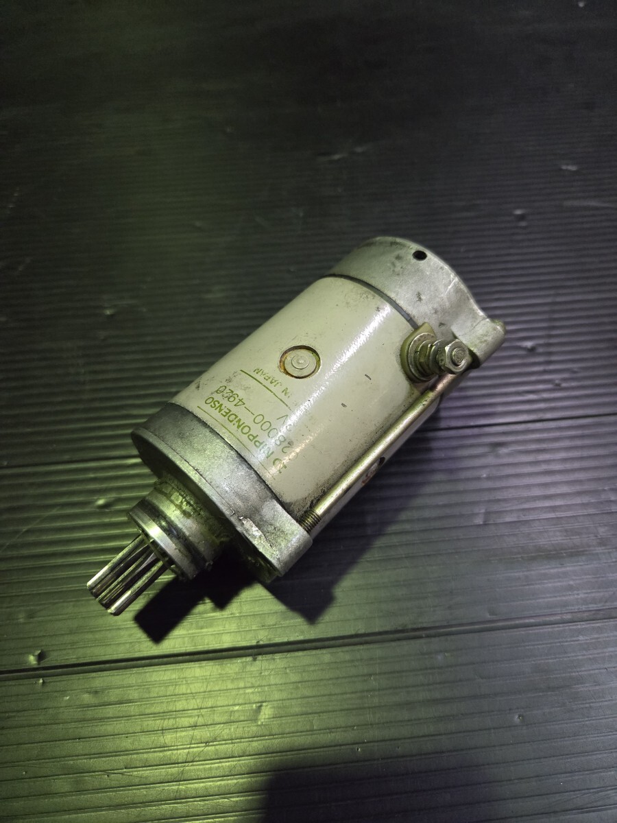 動作未確認 GS400 セルモーター スターターモーター 日本電装 スズキ GS400E GS425 GS450拍卖