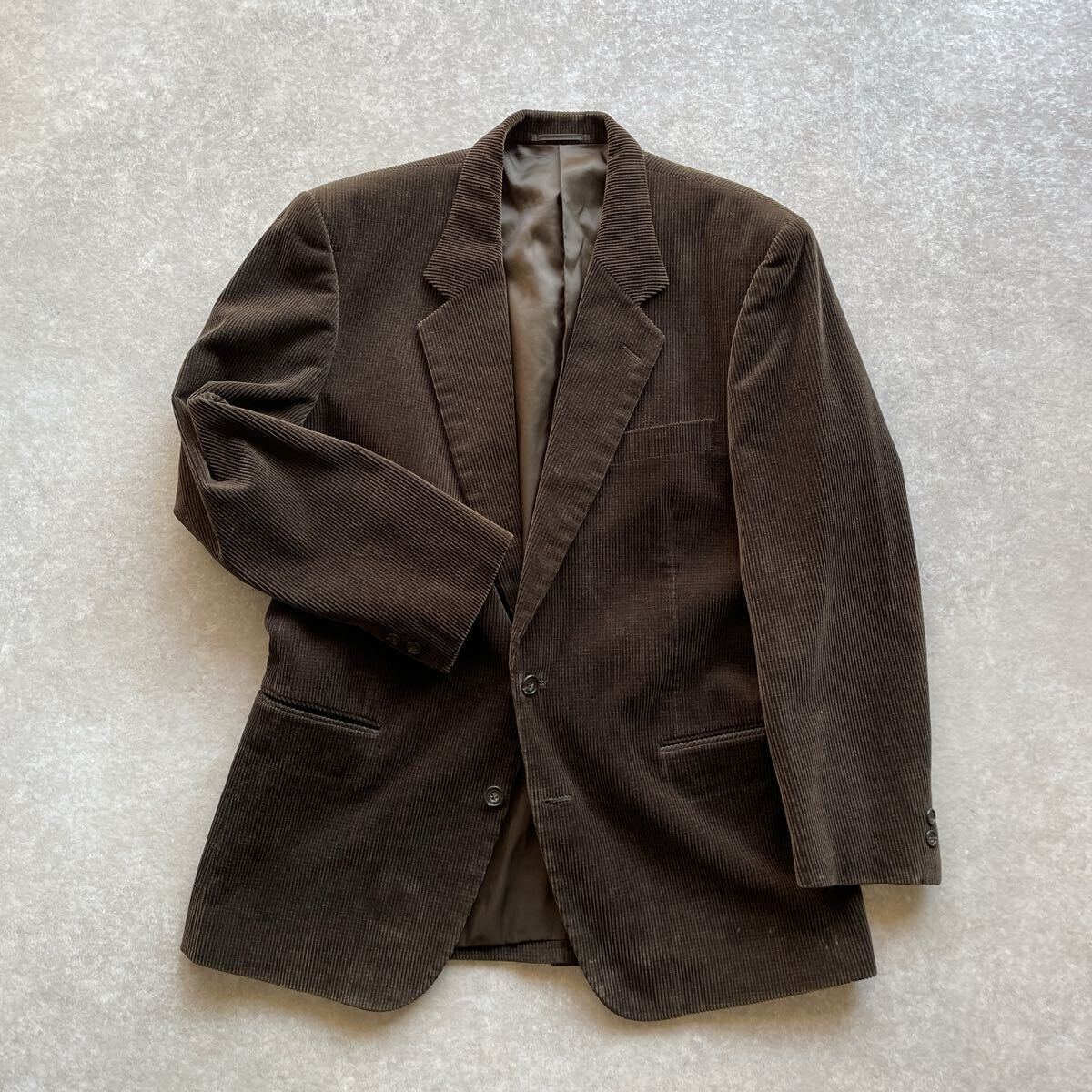 The Scotch House スコッチハウス コーデュロイ ジャケット Lサイズ ブラウン 昭和レトロ テーラード メンズ 秋冬 英国トラッド ビジネス拍卖