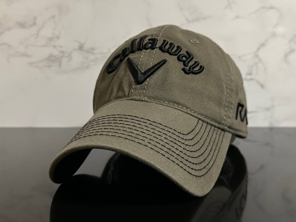 【未使用品】171NC★Callaway Golf キャロウェイ ゴルフ キャップ 帽子 CAP クールなオリーブグリーンにブラックロゴ!《FREEサイズ》拍卖