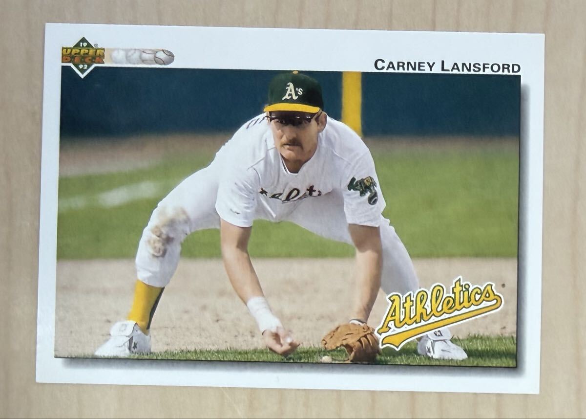 1992 Upper Deck カーネイ・ランスフォード Carney Lansford #682拍卖
