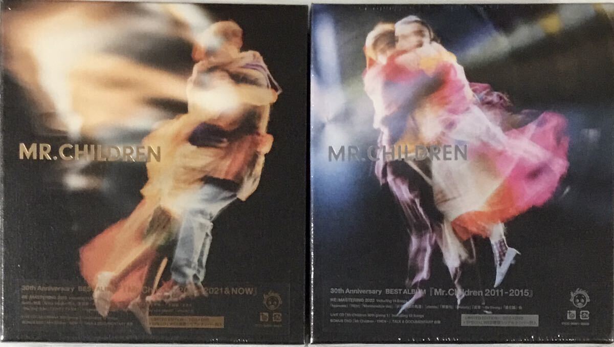 ☆ 未開封 Mr.children 初回盤 2種セット 30th BEST ALBUM 2011-2015 2015-2021&NOW 2CD+DVD ミスチル拍卖