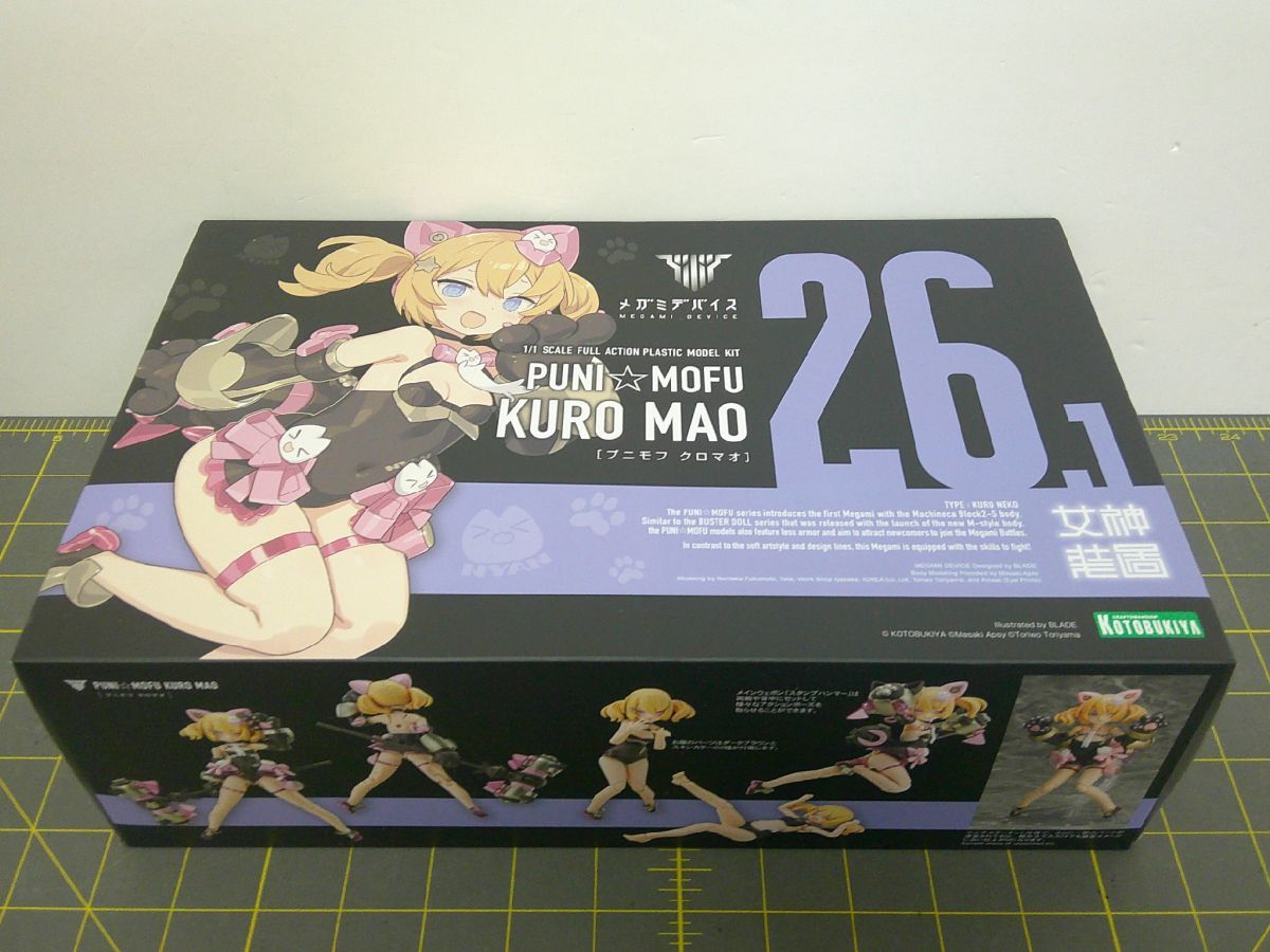 34 送80サ 1116YB19 コトブキヤ プラモデル メガミデバイス PUNI☆MOFU 黒マオ拍卖