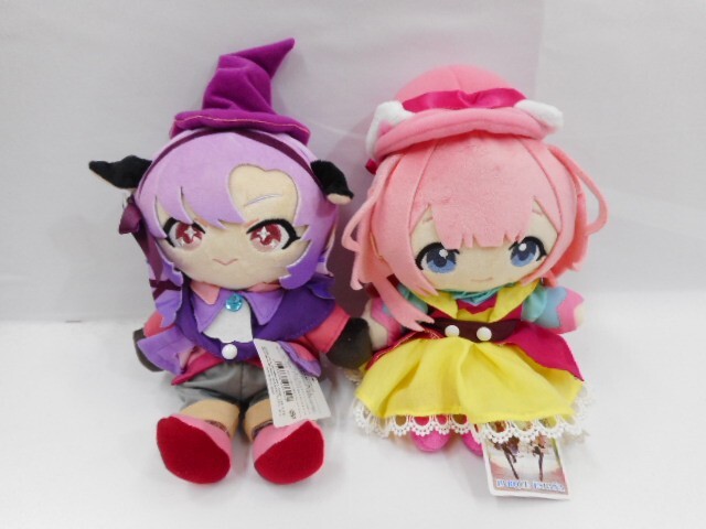 32 送60サ 1117YD15 にじさんじ アレハンドロサロメ 壱百満天原サロメ ダルちゃんゴ 周央サンゴ 志摩スペイン村 コラボぬいぐるみ 中古品拍卖