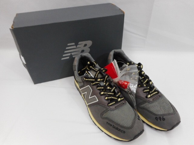 77 送80サ 1117YD03 new balance × N-HOOLYWOOD ニューバランス エヌハリウッド CM996NHB 996足限定 グレー サイズ27cm 未使用拍卖