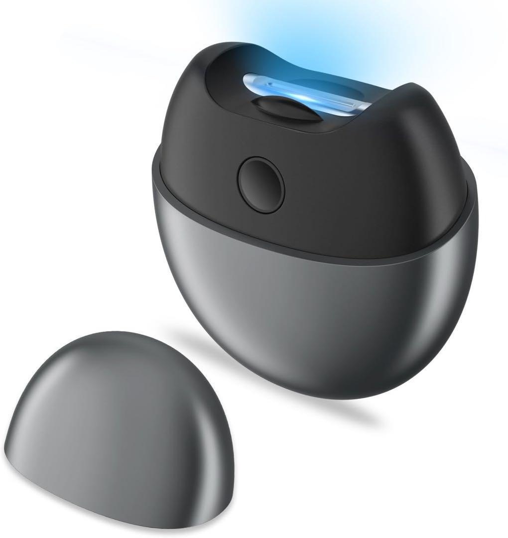 6」電動爪切り 電動爪やすり 電動つめきり 電動爪削り器 LEDライト拍卖