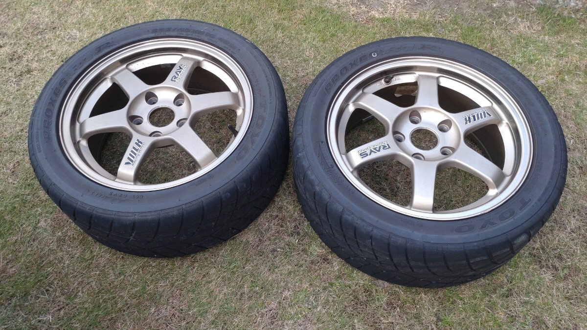 TE37 7J 16インチ 2本 RAYS VOLKRACING MR2 DC2 CL1拍卖