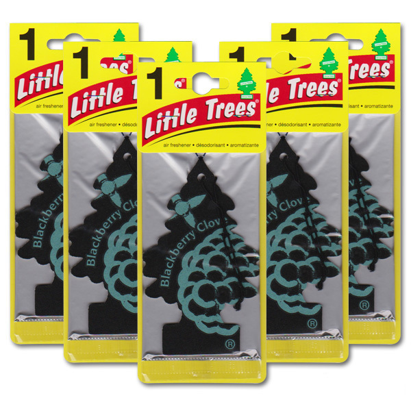 旧デザイン 廃盤 激レア 限定 ■ リトルツリー ブラックベリー クローブ ■ Little Trees 5枚セット 芳香剤 エアフレッシュナー 廃番 廃版拍卖