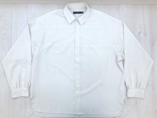 レイジブルー RAGEBLUE きれいめ セレショ系 ストリート モード ビッグサイズ オーバーサイズ 長袖ポリシャツ メンズ M 白拍卖