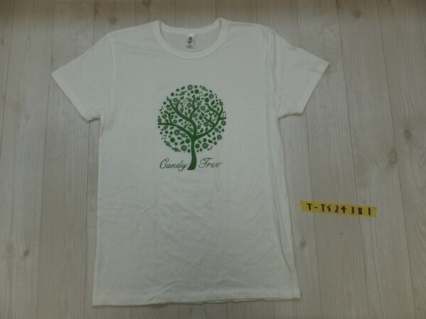 TRUSS レディース CANDY TREE レディース プリント 半袖Tシャツ L アイボリー拍卖
