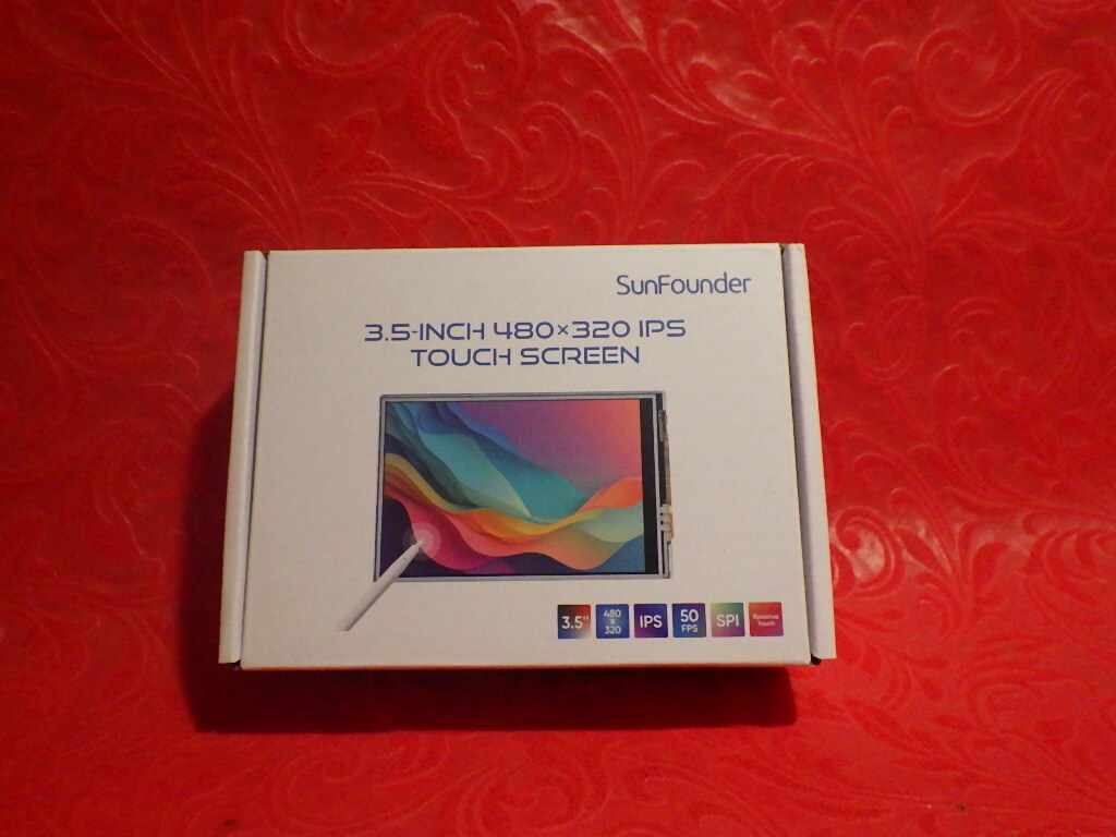 SunFounder 3.5インチ タッチスクリーン IPS LCD SPIディスプレイ Raspberry Pi 用 Pironman 5 / Max/ Mini 対応拍卖