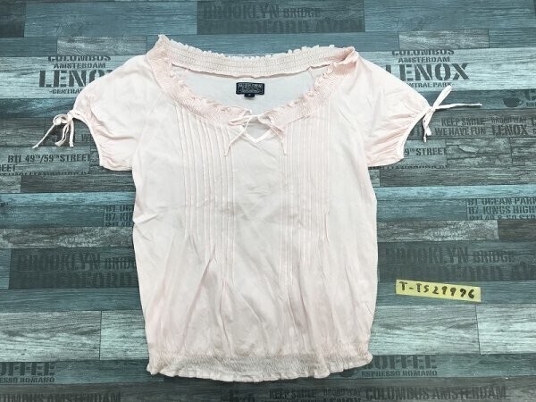 POLO JEANS CO. ラルフローレン レディース ピンタック プルオーバーカットソー S ベビーピンク拍卖