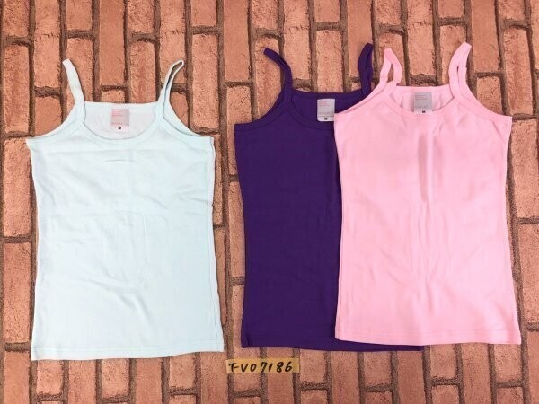 DISPLAY レディース キャミソール インナー可 3点セット まとめ売り M 水色・緑・ピンク拍卖