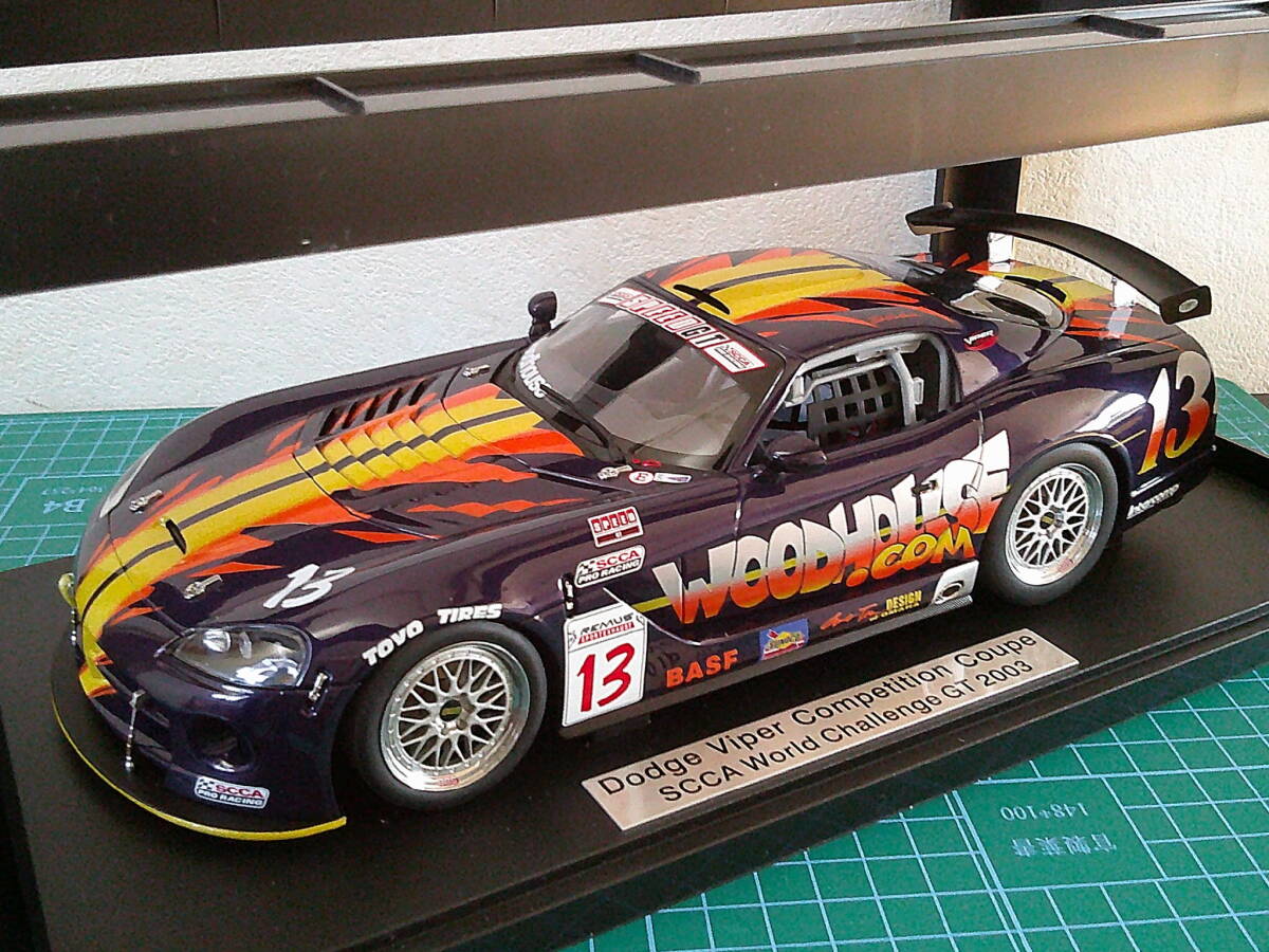 AUTOart 1/18 80423 Dodge Viper Competition Coupe SCCA Wolrd Challenge GT 2003 ダッジ ヴァイパー オートアート ダイキャスト製 未展示拍卖