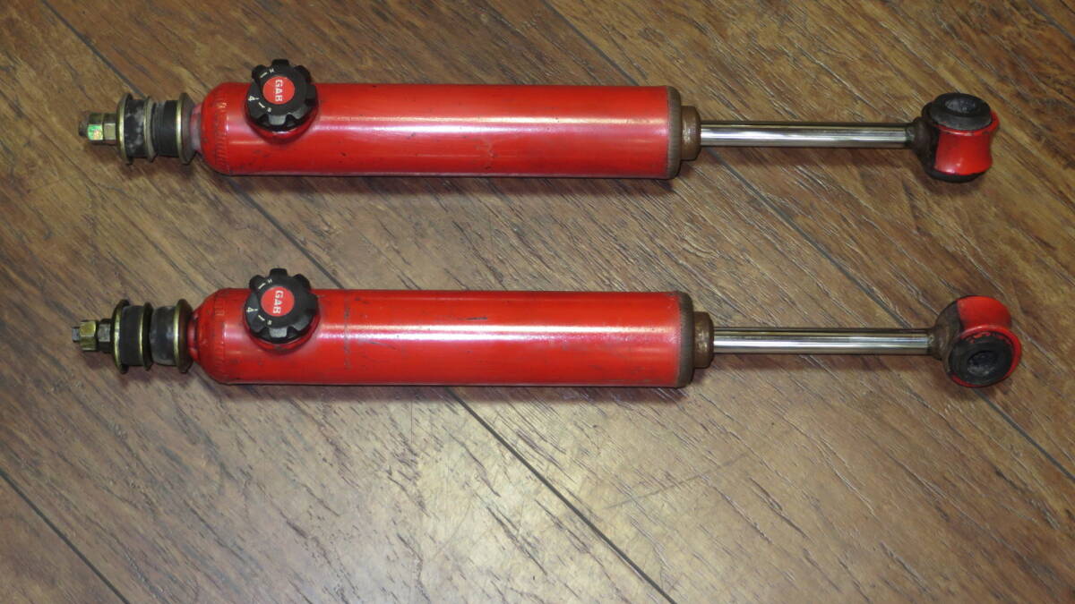 ハコスカ ケンメリ GABリアショック(50㎜ショート)2本セット 低圧ガスショック 8段調整 GC10 KGC10 GC110 スカイライン拍卖