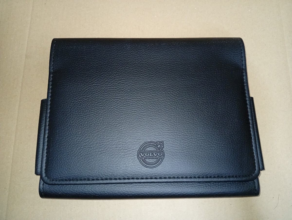 (027)VOLVO ボルボ 純正 車検証入れ 取説入れ 取説ケース 車検証ケース 中古品拍卖