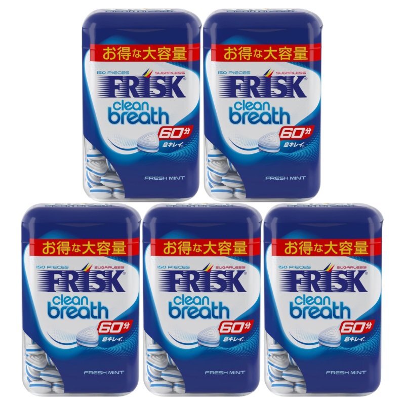 フリスク クリーンブレスボトル フレッシュミント 105g クラシエ 5個セット 賞味期限2026年12月拍卖