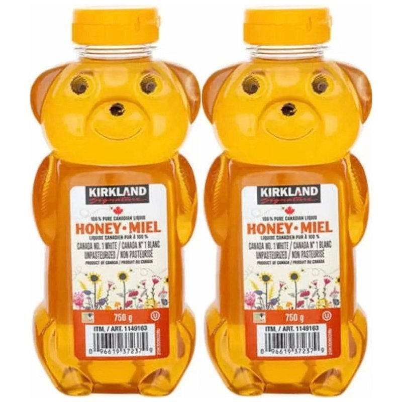 カークランド はちみつ ベアージャグ 750g 2本セット 賞味期限2027年2月25日拍卖