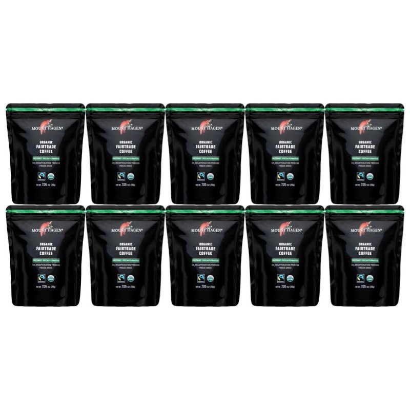 マウントハーゲン カフェインレス オーガニック インスタントコーヒー 詰め替え 200g 8個セット 賞味期限2028年3月拍卖