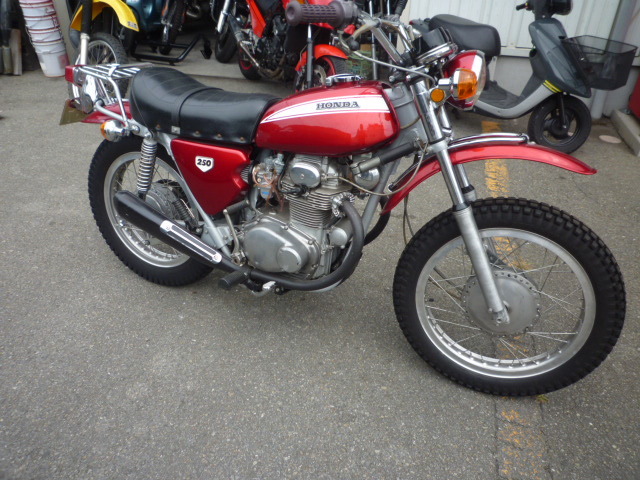 ホンダ SL350改 軽二輪登録拍卖
