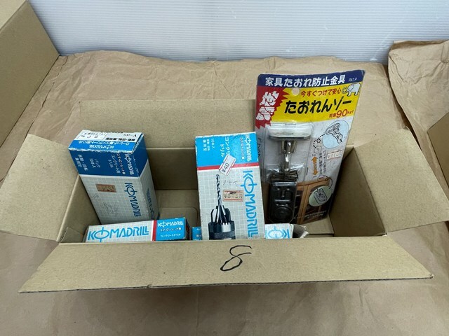 8 コンクリートドリル コマドリル たおれんゾー 金物屋 廃業 まとめて 未使用 大量 処分 デッドストック 在庫品 色々 倒産 まとめ売り拍卖